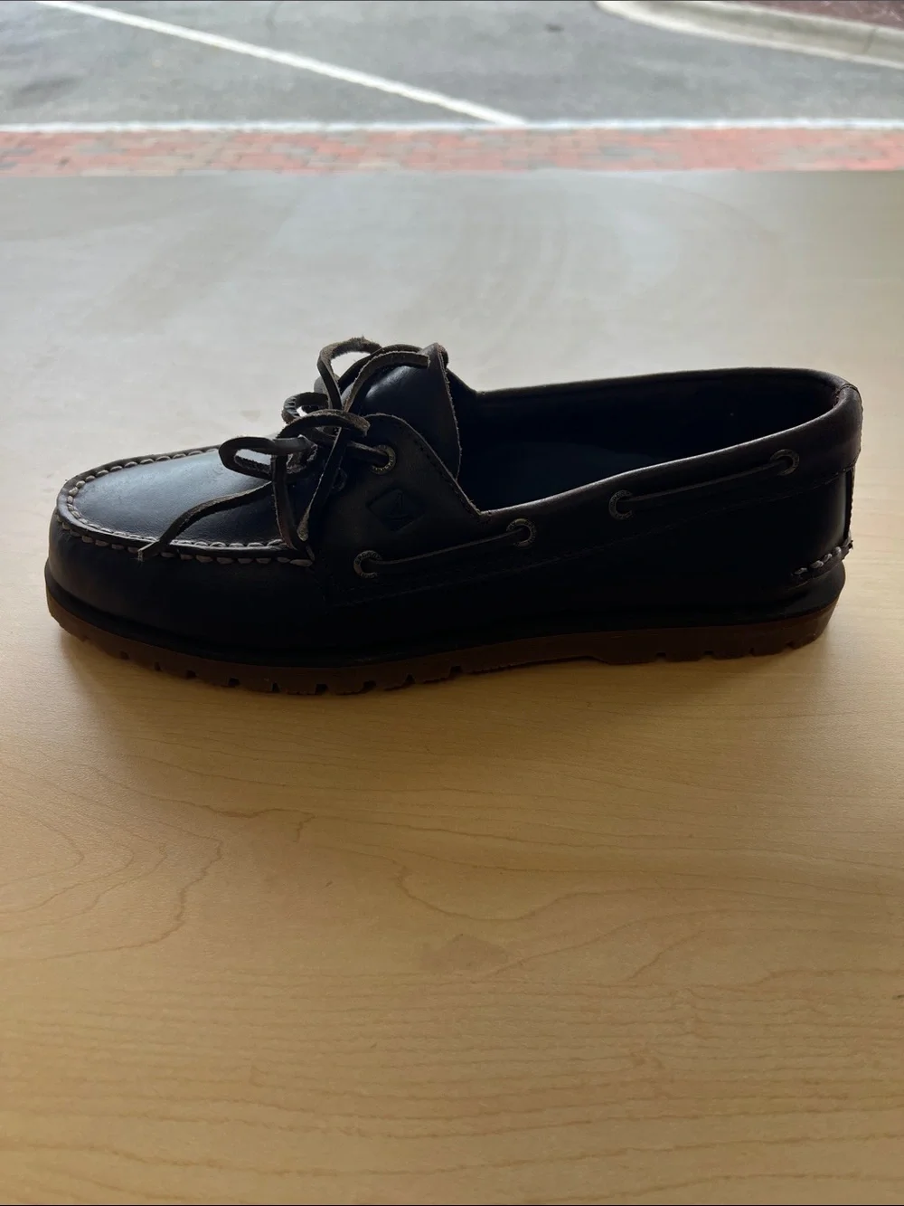 Sperry Brown Leather Moccasin-Style Boat Shoes